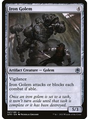 Magic: The Gathering Iron Golem (247) Near Mint Foil