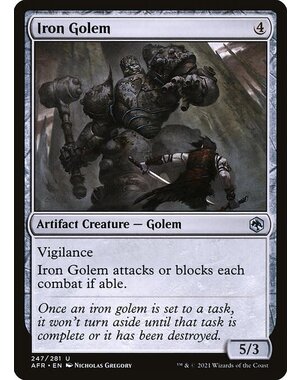 Magic: The Gathering Iron Golem (247) Near Mint Foil