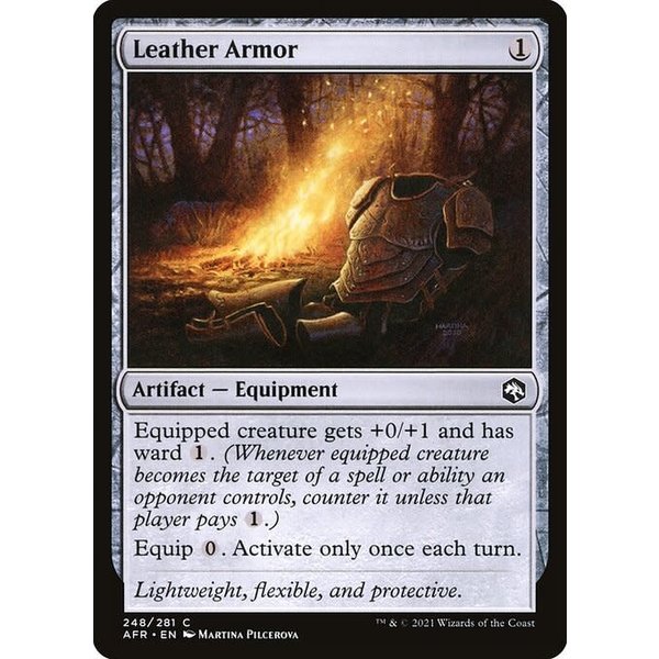 Magic: The Gathering Leather Armor (248) Near Mint Foil