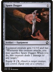 Magic: The Gathering Spare Dagger (250) Near Mint