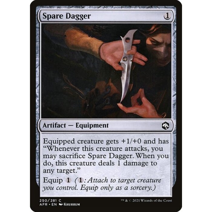 Magic: The Gathering Spare Dagger (250) Near Mint