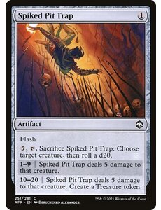 Magic: The Gathering Spiked Pit Trap (251) Near Mint