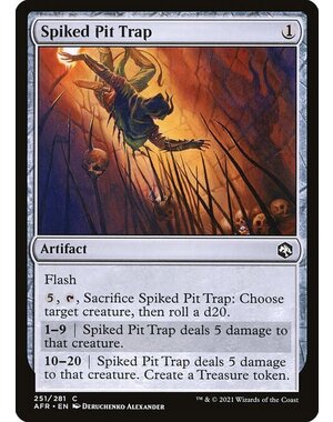 Magic: The Gathering Spiked Pit Trap (251) Near Mint Foil