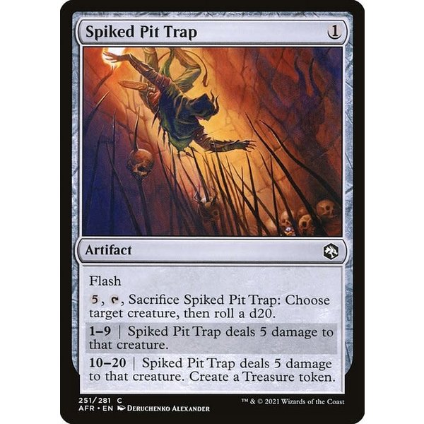 Magic: The Gathering Spiked Pit Trap (251) Near Mint Foil