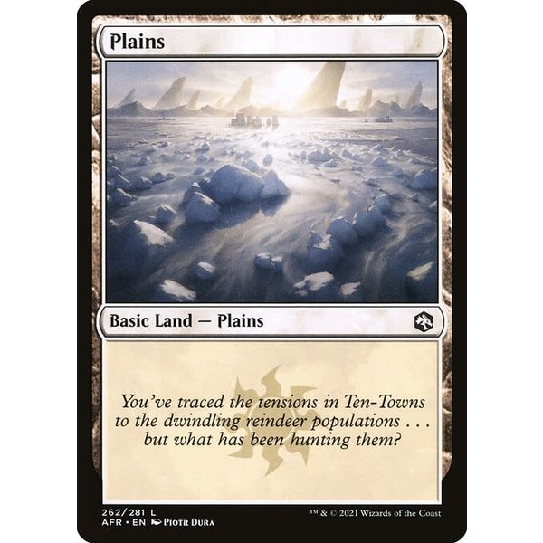 Magic: The Gathering Plains (262) Near Mint Foil