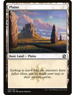 Magic: The Gathering Plains (263) Near Mint Foil