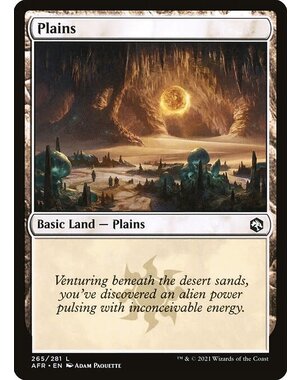 Magic: The Gathering Plains (265) Near Mint Foil