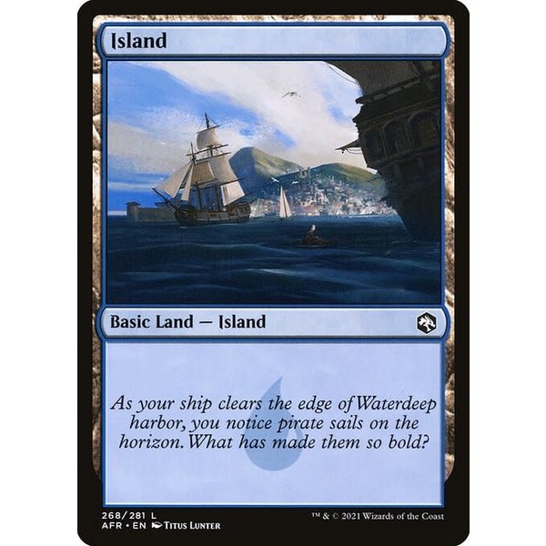 Magic: The Gathering Island (268) Near Mint Foil