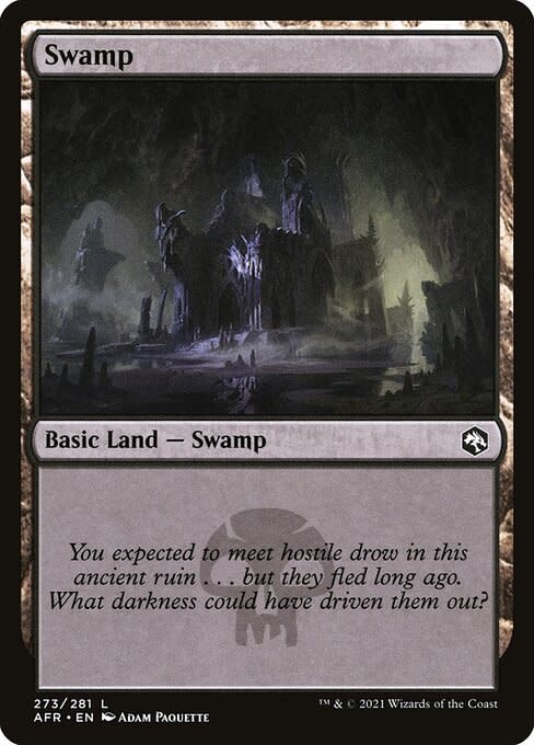 mtg swamp cards (286) - FULL ART Basic Land  Swamp Rarity Magic: The Gathering Swamp (273)