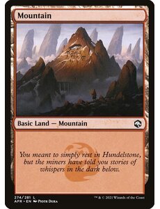 Magic: The Gathering Mountain (274) Near Mint Foil