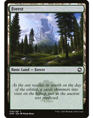 Magic: The Gathering Forest (278) Lightly Played