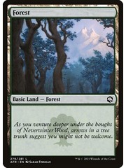 Magic: The Gathering Forest (279) Near Mint Foil