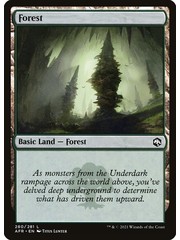 Magic: The Gathering Forest (280) Near Mint Foil