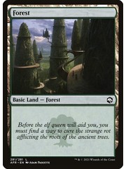 Magic: The Gathering Forest (281) Lightly Played