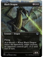 Magic: The Gathering Black Dragon (Borderless) (291) Near Mint