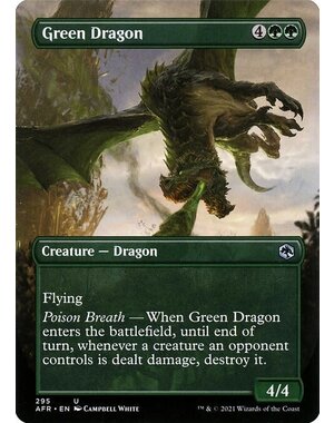 Magic: The Gathering Green Dragon (Borderless) (295) Near Mint