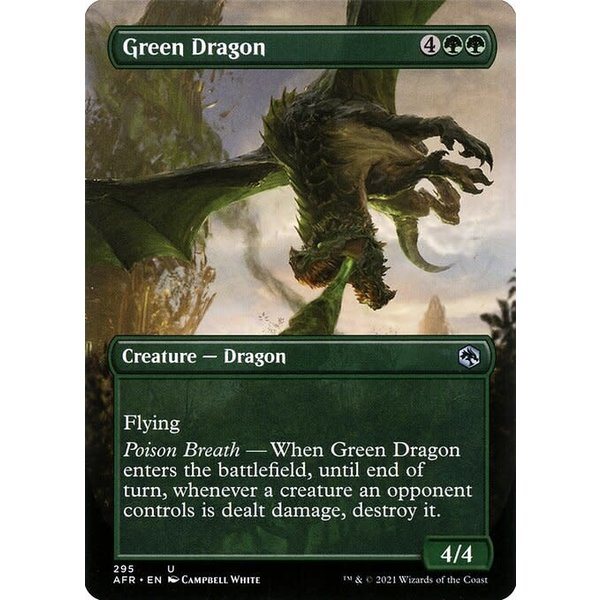 Magic: The Gathering Green Dragon (Borderless) (295) Near Mint
