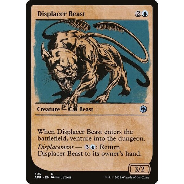 Magic: The Gathering Displacer Beast (Showcase) (305) Near Mint