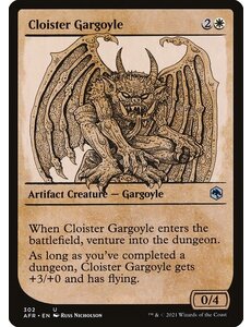 Magic: The Gathering Cloister Gargoyle (Showcase) (302) Near Mint Foil
