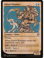 Magic: The Gathering Djinni Windseer (Showcase) (306) Near Mint