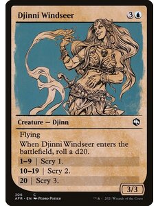Magic: The Gathering Djinni Windseer (Showcase) (306) Near Mint Foil
