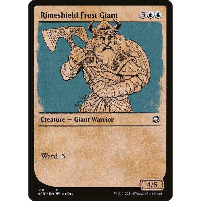 Magic: The Gathering Rimeshield Frost Giant (Showcase) (310) Near Mint
