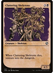 Magic: The Gathering Clattering Skeletons (Showcase) (312) Near Mint Foil