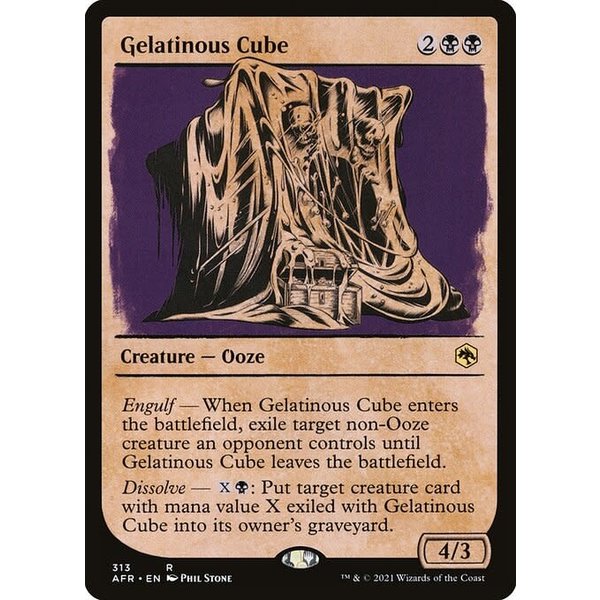 Magic: The Gathering Gelatinous Cube (Showcase) (313) Near Mint