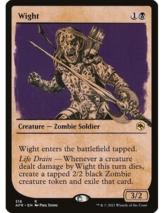 Magic: The Gathering Wight (Showcase) (316) Near Mint