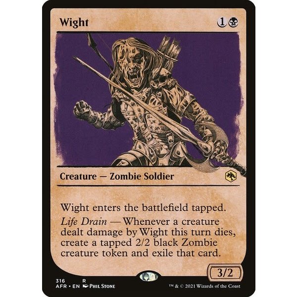 Magic: The Gathering Wight (Showcase) (316) Near Mint