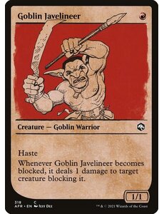 Magic: The Gathering Goblin Javelineer (Showcase) (318) Near Mint