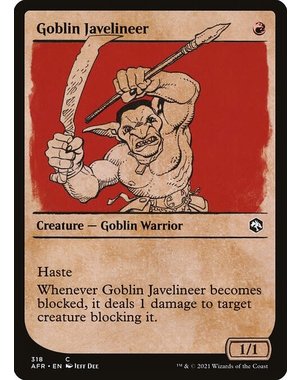 Magic: The Gathering Goblin Javelineer (Showcase) (318) Near Mint