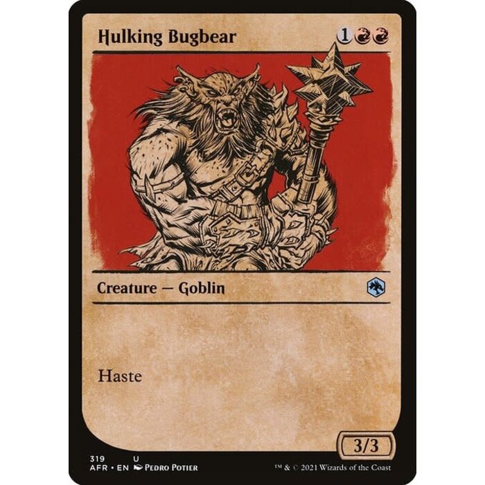 Magic: The Gathering Hulking Bugbear (Showcase) (319) Near Mint Foil