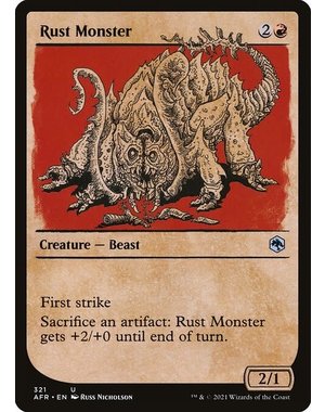 Magic: The Gathering Rust Monster (Showcase) (321) Near Mint