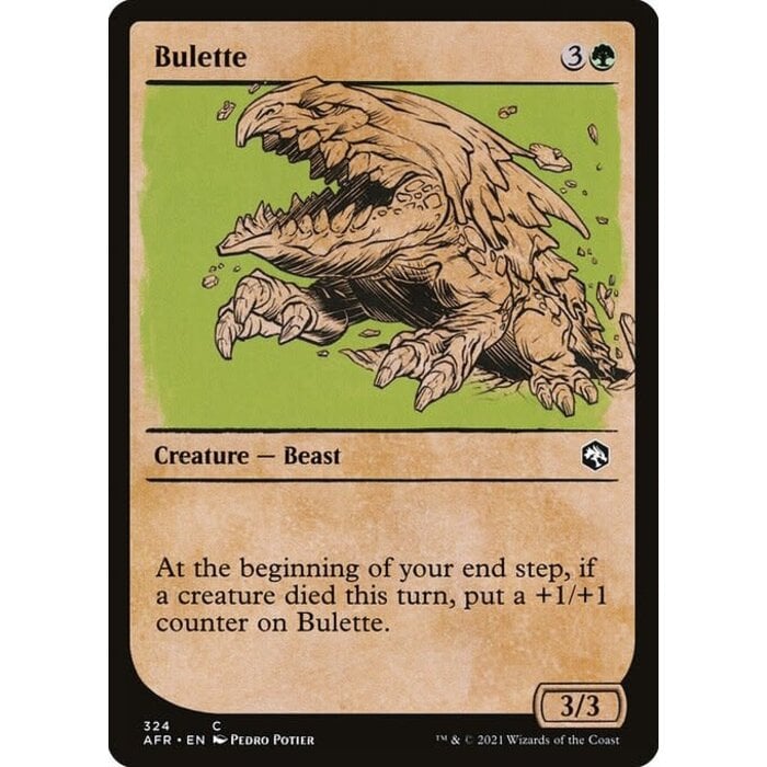 Magic: The Gathering Bulette (Showcase) (324) Near Mint Foil