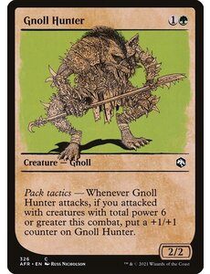 Magic: The Gathering Gnoll Hunter (Showcase) (326) Near Mint