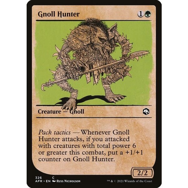 Magic: The Gathering Gnoll Hunter (Showcase) (326) Near Mint