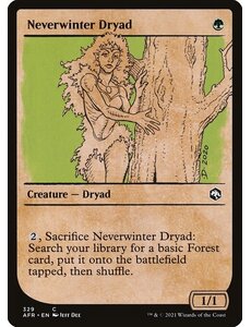 Magic: The Gathering Neverwinter Dryad (Showcase) (329) Near Mint