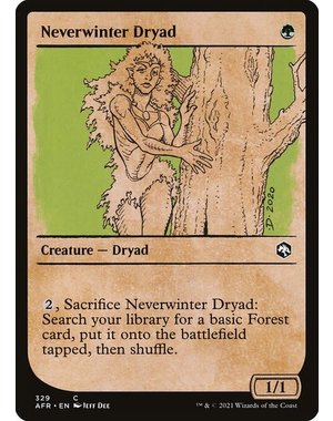 Magic: The Gathering Neverwinter Dryad (Showcase) (329) Near Mint