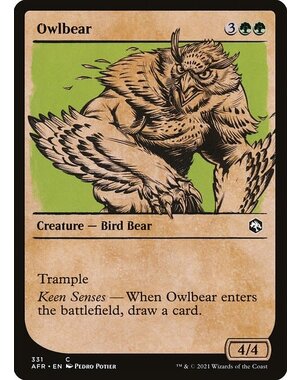 Magic: The Gathering Owlbear (Showcase) (331) Near Mint