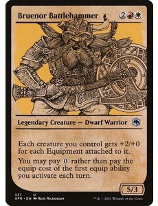 Magic: The Gathering Bruenor Battlehammer (Showcase) (337) Near Mint