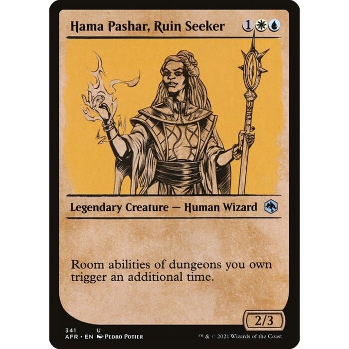 Magic: The Gathering Hama Pashar, Ruin Seeker (Showcase) (341) Near Mint