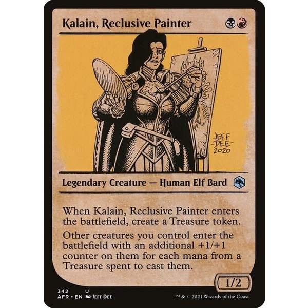 Magic: The Gathering Kalain, Reclusive Painter (Showcase) (342) Near Mint