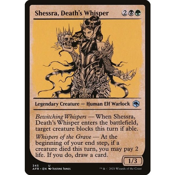 Magic: The Gathering Shessra, Death's Whisper (Showcase) (345) Near Mint