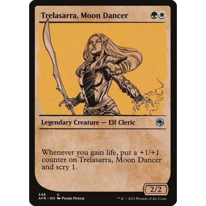 Magic: The Gathering Trelasarra, Moon Dancer (Showcase) (346) Near Mint