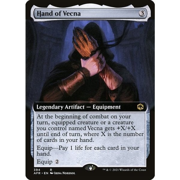 Magic: The Gathering Hand of Vecna (Extended Art) (394) Near Mint Foil