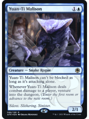 Magic: The Gathering Yuan-Ti Malison (AFR Ampersand Promos) (086) Lightly Played Foil