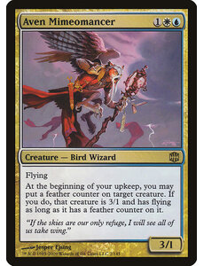 Magic: The Gathering Aven Mimeomancer (002) Moderately Played