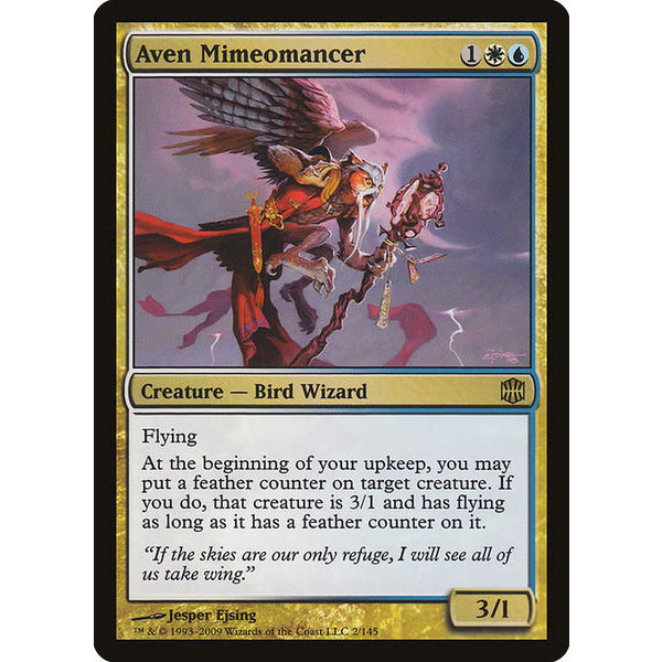 Magic: The Gathering Aven Mimeomancer (002) Moderately Played