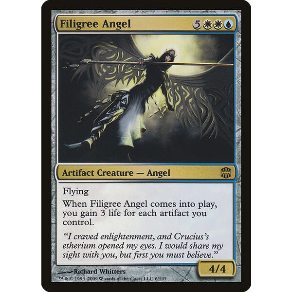 Magic: The Gathering Filigree Angel (006) Heavily Played Foil